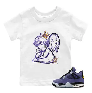 Lakeshow 4 Kids Tee, Lakeshow 4 Youth Shirt, Youth Sneaker Match Shirt, Stylish Graphic T-Shirt, Casual Streetwear Fit