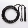 Elite Jumps 1-in Beaded Jump Rope - Adjustable, Customizable Ropes with Ultra Durable Beads - Strong Materials - Fitness Training Equipment, Exercise Gear for Cardio, Rhythm, Speed, Agility Improvement