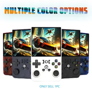 R36max Handheld Game Console, Portable Gaming Device, Travel and Home Use, Perfect Gift, Compact Design, 4 Inch Screen, 64GB, Plug-And-Play