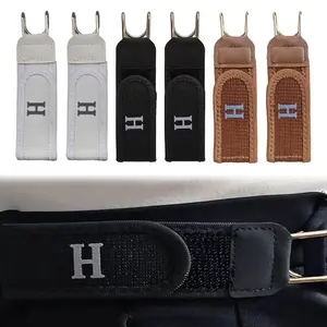 2 Pieces Metal Hook Elastic Belt, No Buckle Belts For Men Women, Adjustable Belts Without Holes, No Hole Buckleless Belt Hooks, Adults Invisible Soft Waist Strap For Outdoor Work Travel Casual