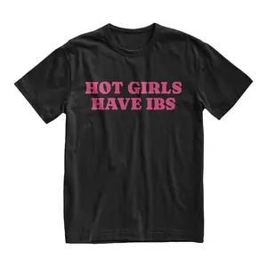 Hot Girls Have Ibs Tshirt, Stomach Problems Tee, Funny Meme Shirt, Tummy Ache Tee, Irritable Bowel Syndrome, Gift for her, Adult funny T-shirt, Gift for Woman and Man