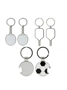 World Football Keychain Bottle Opener, Soccer Match Peripheral Pickleball Keychain, Sports Fan Accessory, Perfect Gift for Fans
