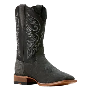 Ariat Men's Wiley Black Elephant Roughout Print Cowboy Boot 10053632