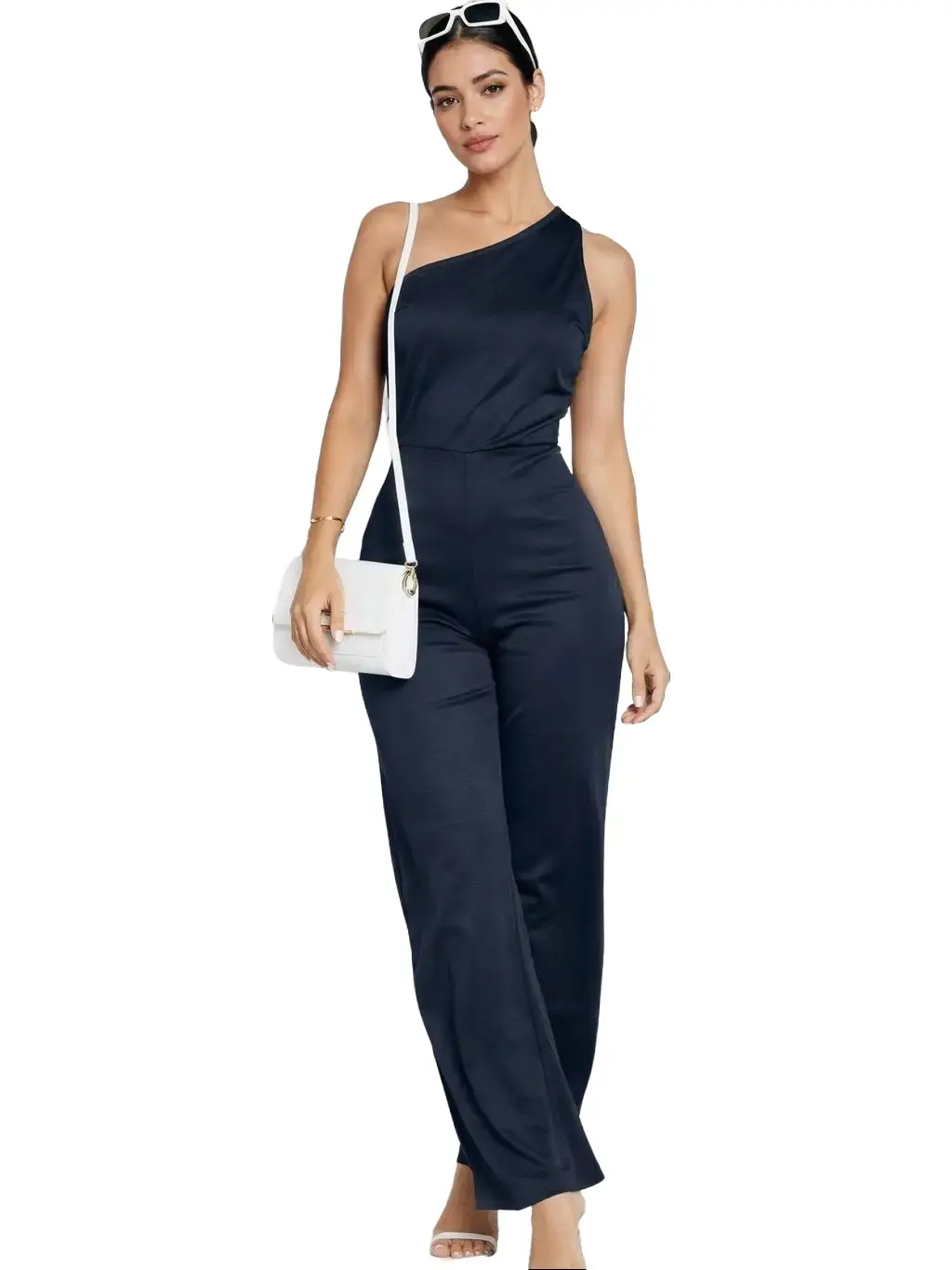 jumpsuit enterizo elegante un solo hombro