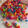 Random Color Butterfly Design Mini Hair Claws, Cute Colorful Hair Claws, Fashion Hair Accessories for Women & Girls, Mini Size, Hairclips