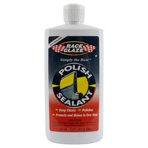 Race Glaze Polish & Sealant - 16 fl oz Three-in-One Solution for Deep Cleaning Polishing Protecting and Shining in One Step