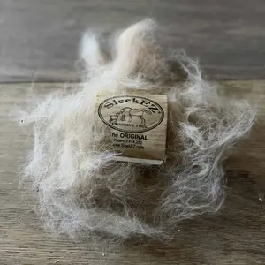 SleekEZ Cat Brush for Shedding & Grooming, Wooden Handle & Stainless Steel Blade, Pet Brush for Indoor Cats, 2.5 Inches Long Groomer Tools Fur Removal Tool