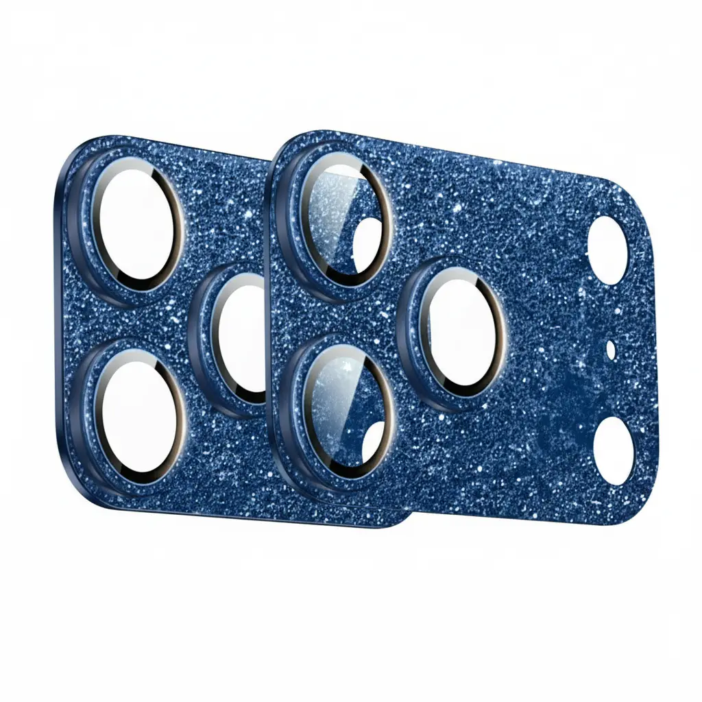 Glitter Blue-17pro-max-lens
