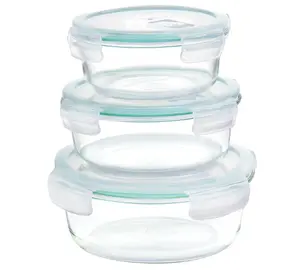 Set 6-piece Glass Containers with Lids