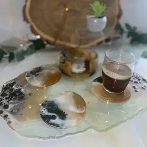 Glow in the dark Scratch n Sip Coffee Coaster Set