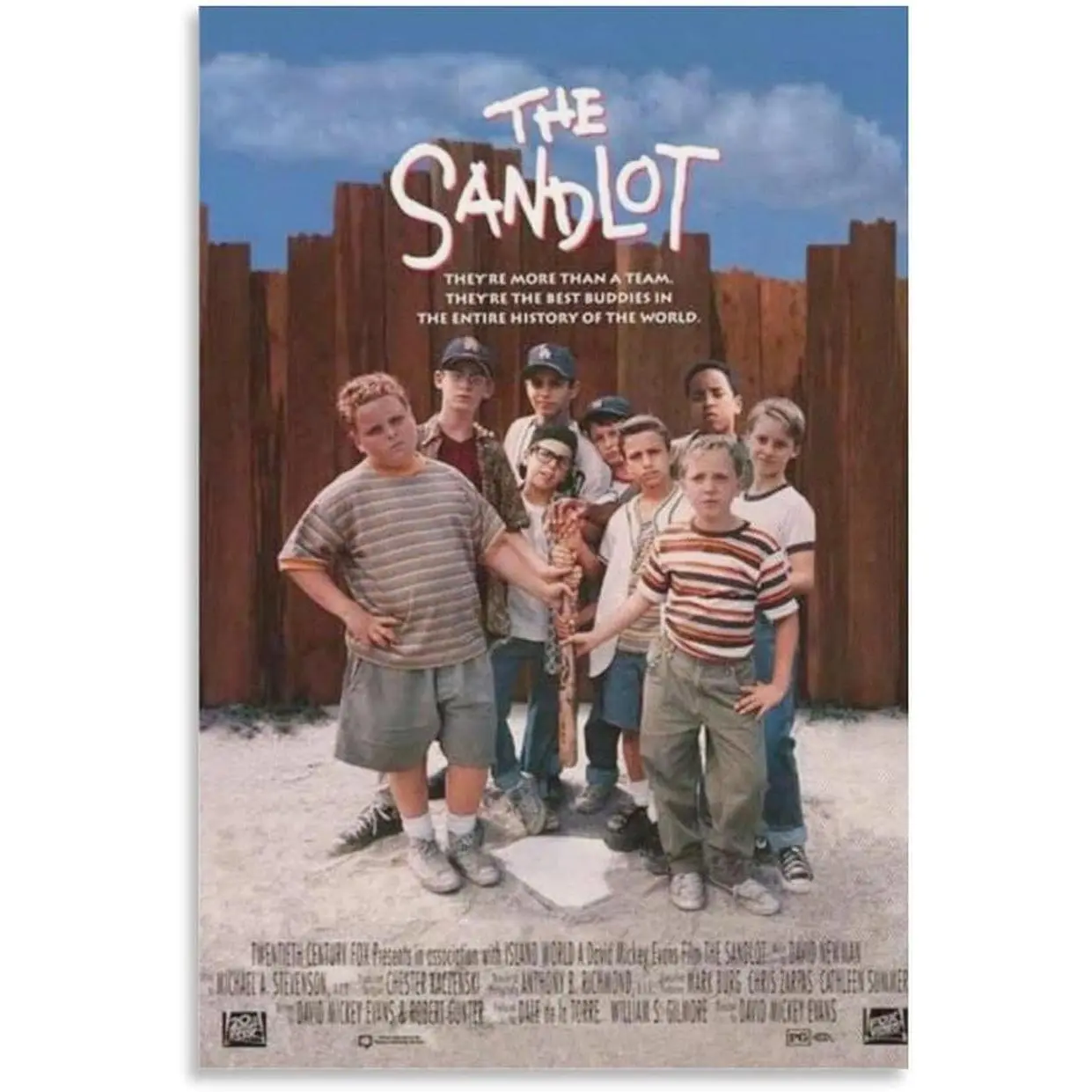 The Sandlot Artistic Canvas Movie Poster, Photo Wall Art Prints, Modern Home Decor for Room Aesthetic (19), Decoration