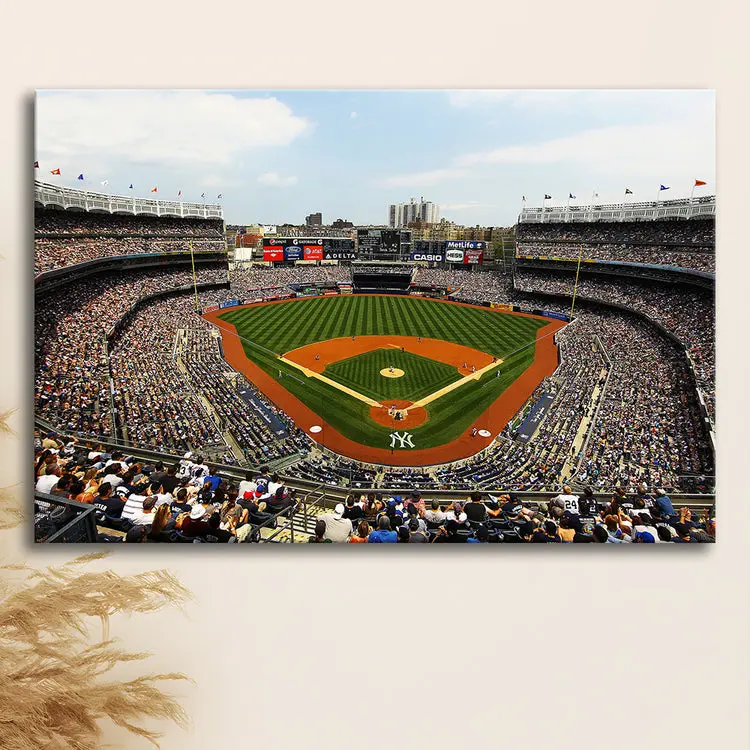 Yankee Stadium in New York, Stadium Poster, Sport Art, Fan Gifts, Man Cave Decor, Art Print, Poster Print Wall Art - No Frame