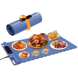 Electric Warming Tray, Plug and Play Portable Food Warmer with 3 Temperature Settings, Multifunctional Food Warmer for Gatherings, Parties, Daily, Winter Use