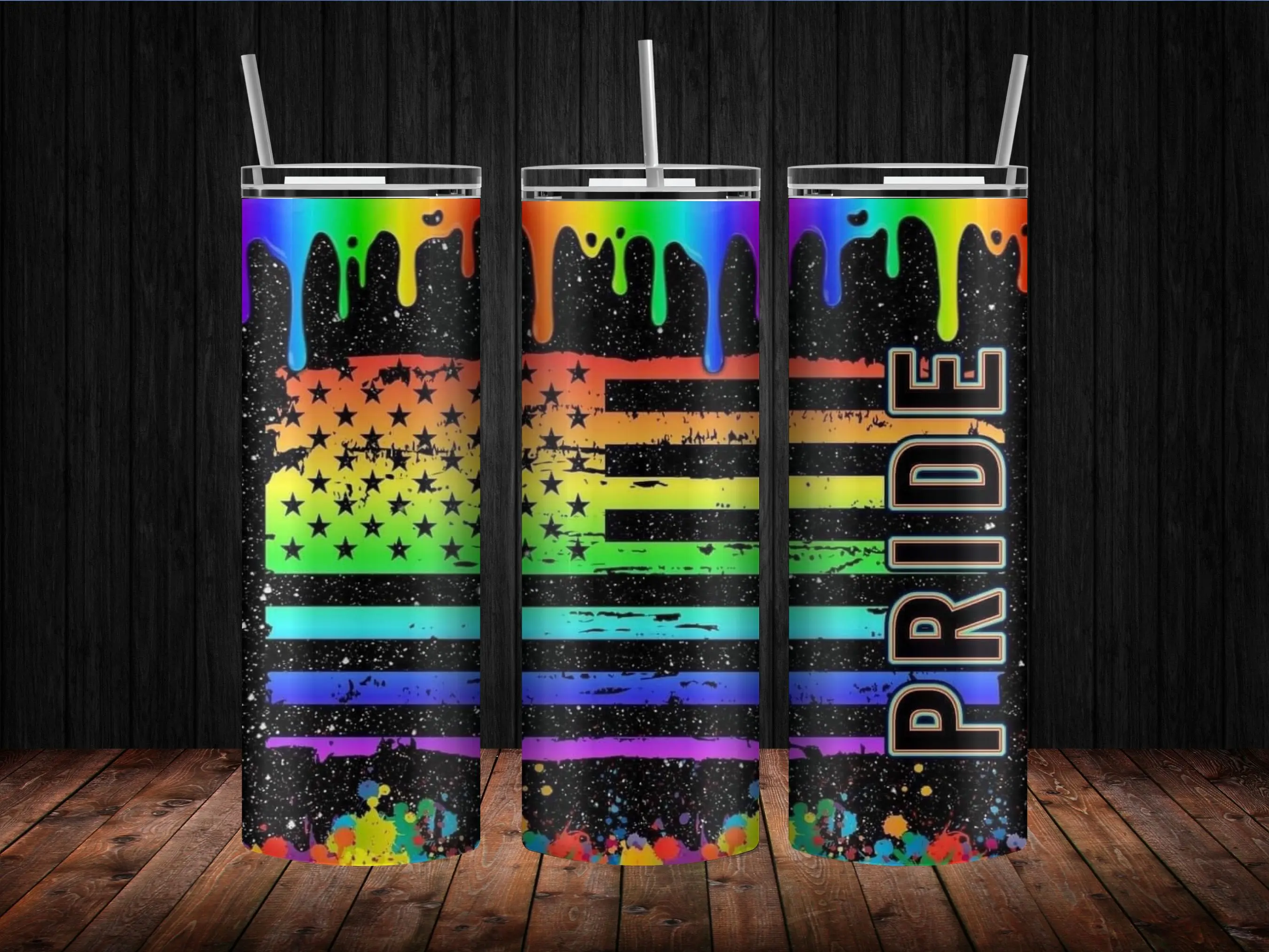 Pride 20oz Tumbler Cup - Reusable Water Bottle Drinkware Flasks