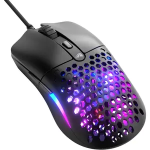 Model O Eternal Ultralight Wired Gaming Mouse 55g Lightweight RGB Customizable Lighting 6 Programmable Buttons Symmetrical Design 12000 DPI Optical