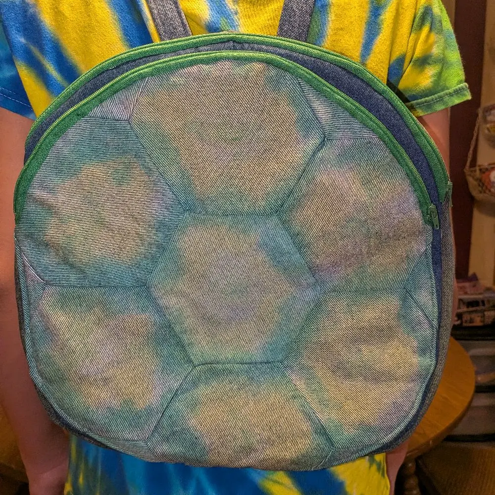 Turtle Shell Backpack Purse
