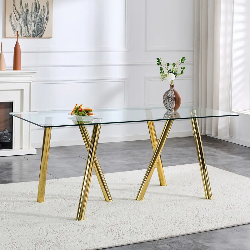 glass dressing table - TikTok Shop