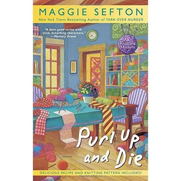 USED-Purl Up and Die (A Knitting Mystery) by Maggie Sefton (Hardcover)