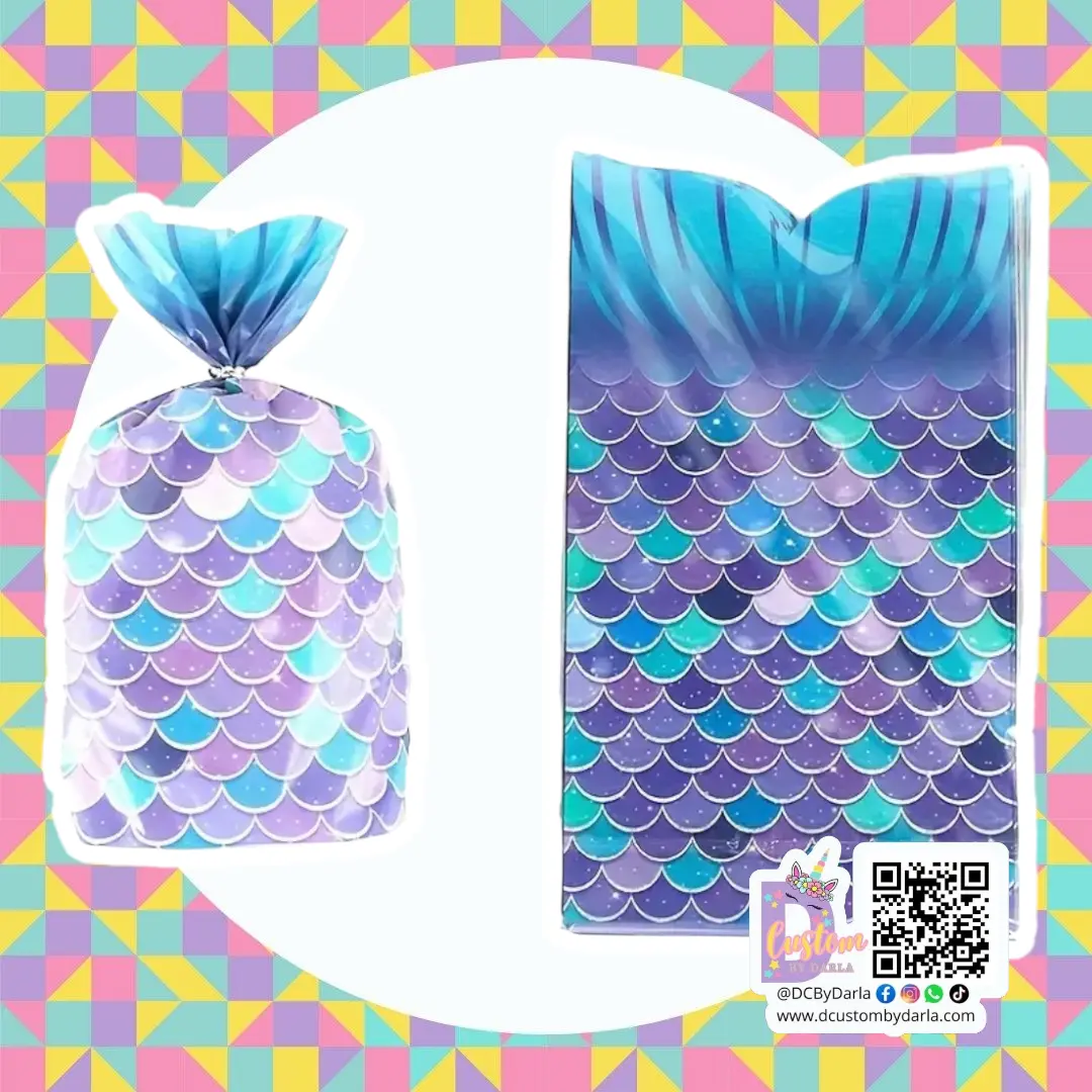 Sirena merch bags 9x6in con sus amarres Sirena merch bags 9x6in con sus amarres