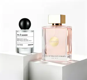 RISNOW 2 pcs Women's Floral Perfume Set Jasmine 50ml + Rose 100ml perfume Fresh fruity floral scent Multi-Scene Versatile Masculine Fragrance Long Lasting Scent For Date, Daily & Outdoor Occasions