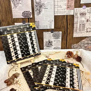 Witch Collection Scrapbooking Paper Pad, 12-sheet Scrapbooking Paper Pad, Cardstock for Journaling, Collage Art, Greeting Cards