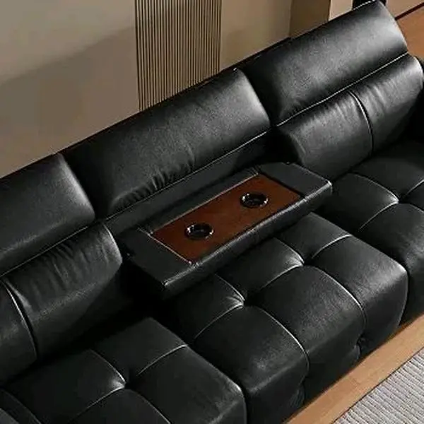 Recliner Sofa, Massage Reclining Sofa 4 Seater Sets Heavy Weight Capacity, RV Loveseat Couch Clearance with Console, USB, Type C Port, Storage, Cup Holders, Wall Hugger Chair for Living Room