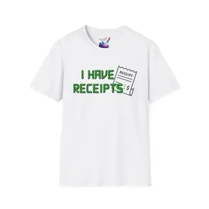'Receipts' Unisex Graphic T-Shirt