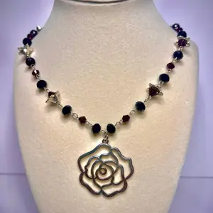 Pierce the Veil AFFTD Beaded Rose Necklace