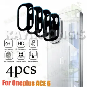 KAYKWONG'S 4 PCS High-Quality Camera Lens Protector Film for Oneplus Ace 6 & Oneplus 15, Durable Design, Perfect Gift for Christmas
