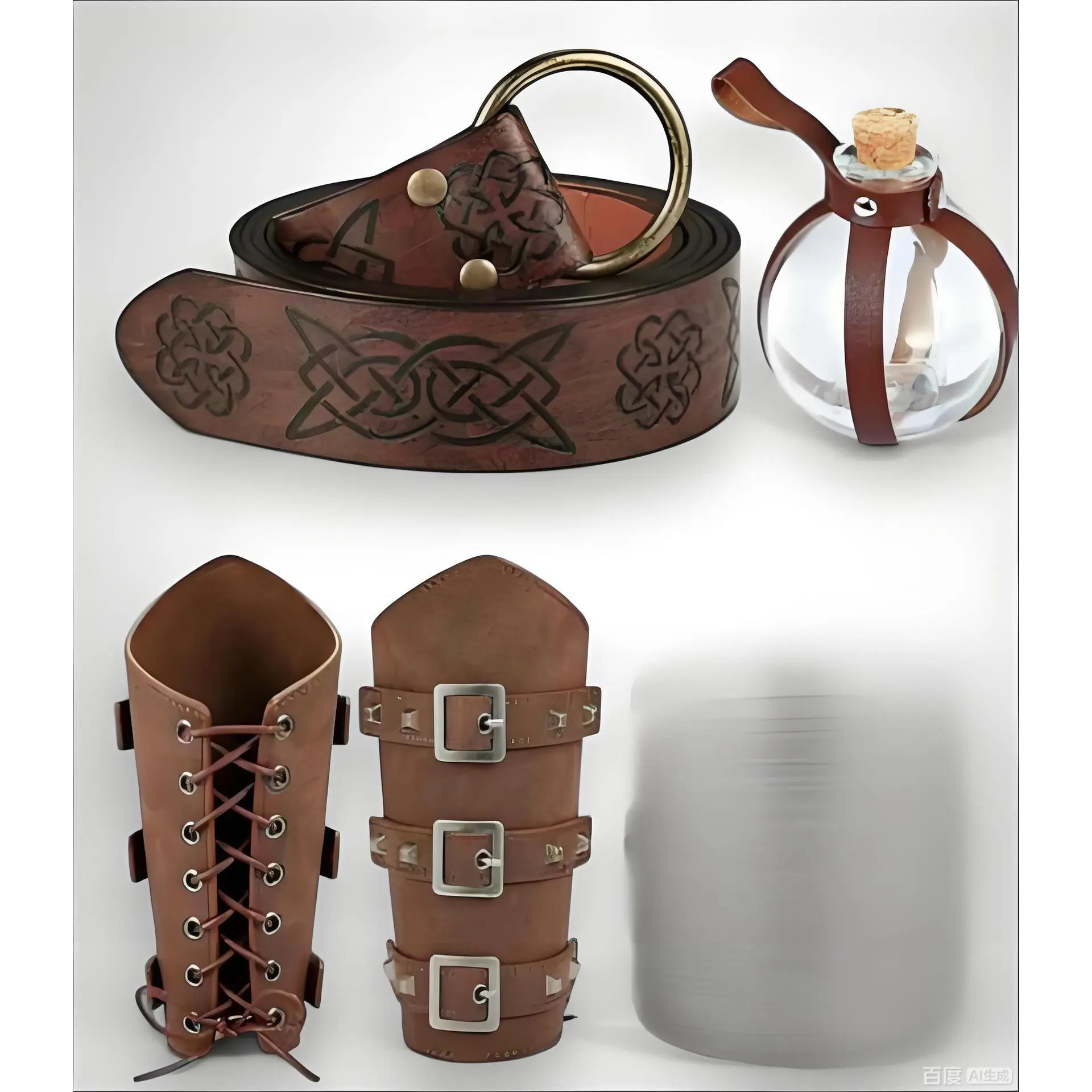 Brown 3 piece set (520g)