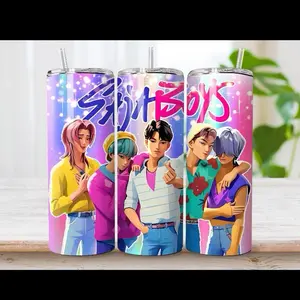 Demon hunter | 20oz Skinny sublimation tumbler transfer print out (TRANSFER ONLY, NOT A FINISHED TUMBLER)