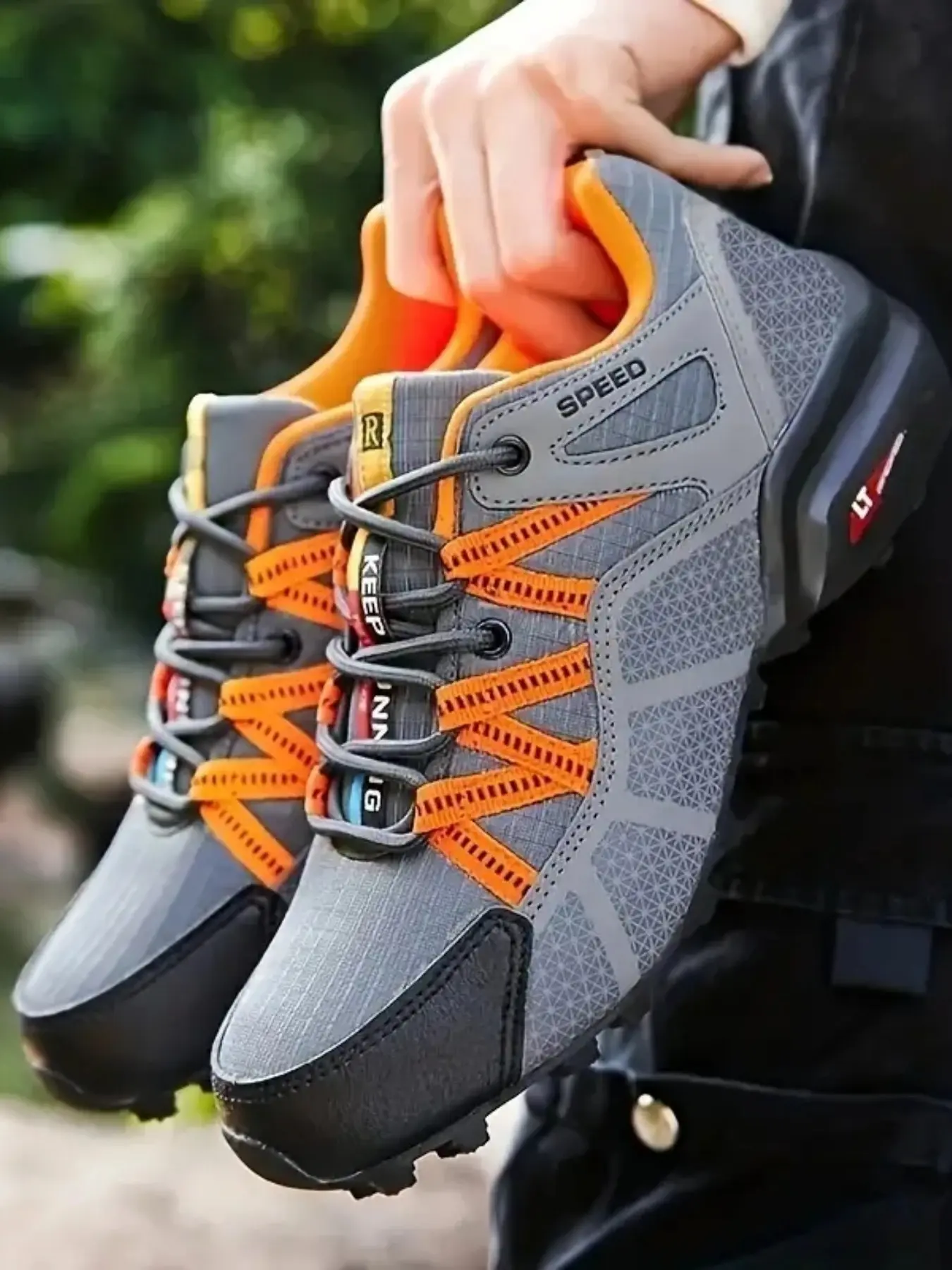 Lightweight Breathable Hiking Shoes, Trekking Camping Shoes for Outdoor Activities, Durable & Comfortable Walking Boots for Men Women, Perfect for Travel Adventures, Lightweight Hiking Footwear