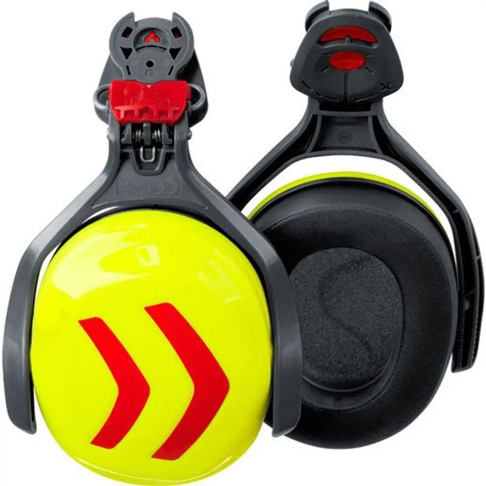 Protos Earmuffs RED/YELLOW Protos Earmuffs RED/YELLOW