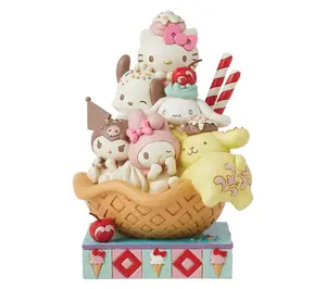 Jim Shore Sanrio Hello Kitty & Friends Ice Cream Figurine 8"H
