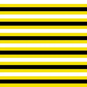 Yellow and Black Bees Pattern 17 Quilting Cotton Fabric