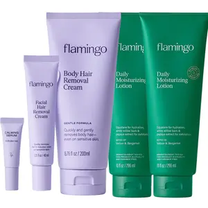 [Livestream]  4 pk Smooth Skin Value Pack, Body and Face Hair Removal Cream Duo + 2pcs Daily Moisturizing Lotion outdoorfun