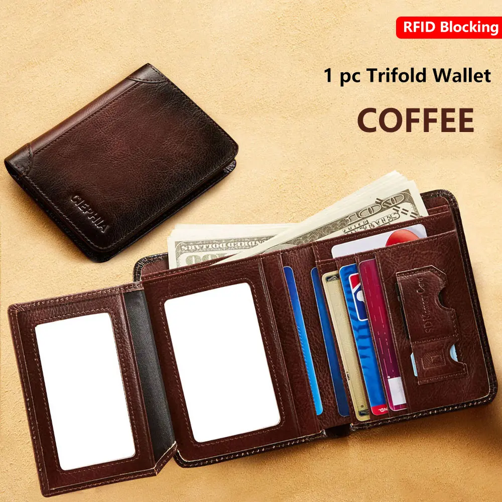 Trifold Wallet - Coffee