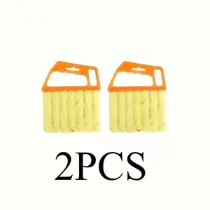 2-Pack Blinds Cleaning Brush Set, Detachable Dust Removal Tool, Ventilation Slot Cleaner, Efficient Window Blind Maintenance Kit
