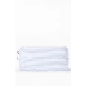 John Galt Women's Striped Cosmetic Bag