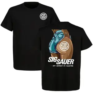 Sig Sauer Tactical Lifestyle T-Shirt ,Tactical Apparel ,Full Colour T-Shirt,Perfect for Fans Classic American Style,Gift For Dad Top Womenswear Streetwear Tshirt Summer Casual Crewneck