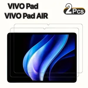 2-pack high-definition tempered film, suitable for VIVO Pad and VIVO Pad AIR, waterproof and scratch resistant, easy to install