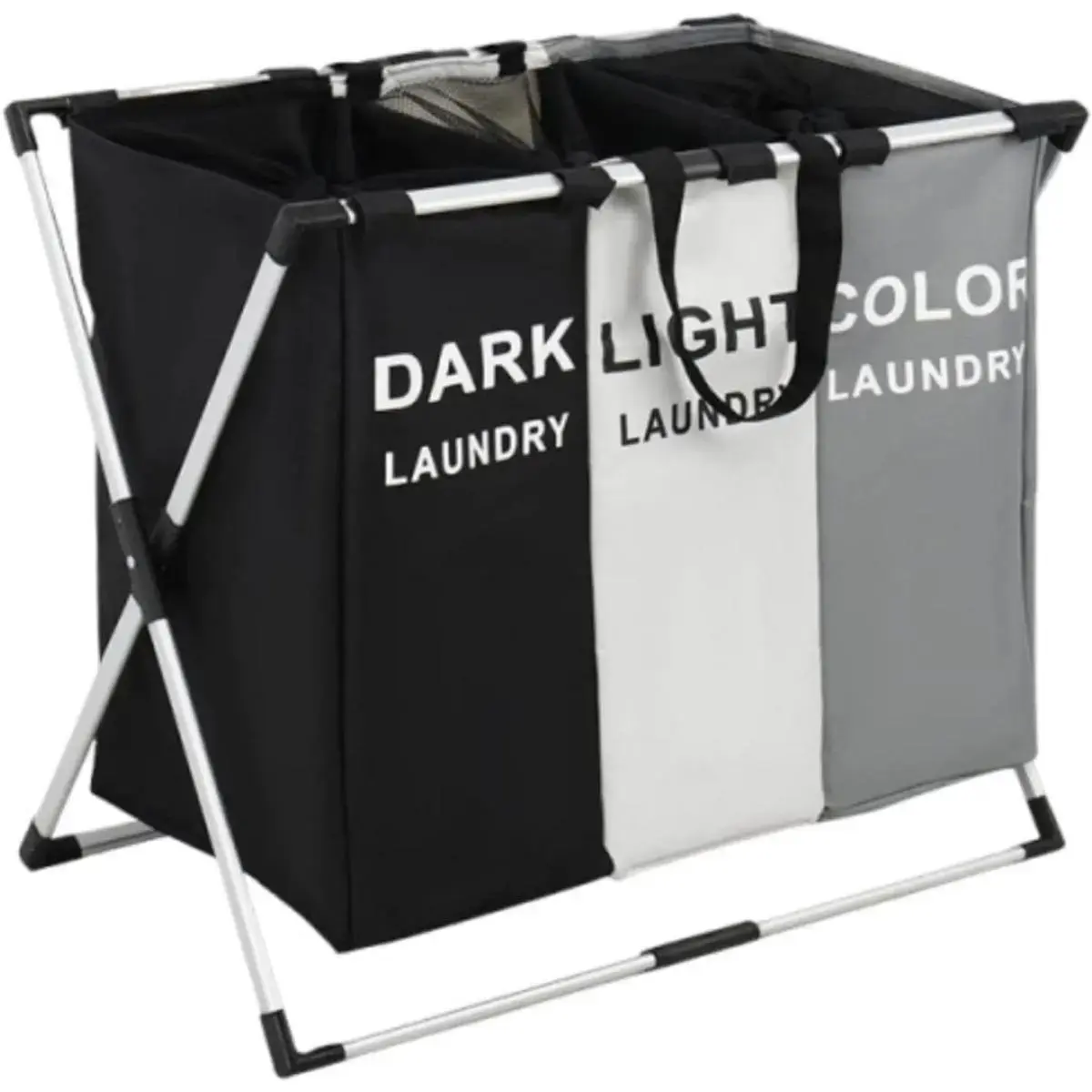 Foldable Laundry Hamper Large Capacity Dirty Clothes Storage Basket With Handles For Bathroom Bedroom Dorm Home Organizer
