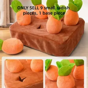 Carrot Toy for Babies, Chewable Stacking and Insertion Training Toy, Early Education Puzzle for One-Year-Olds, Energy-Burning Fun