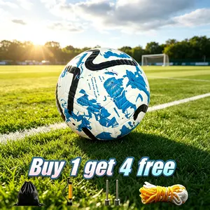 Premium PU Size 5 Soccer Ball, Durable Football for Match & Daily Training, All-Round Sports Equipment, Complete Set With Carry Bag, Inflation Pump & Replacement Needles, Ideal Gift for Teen Boys & Football Fans