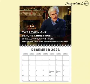 True Crime Keith Morris0n 2026 Wall Calendar, Best Lines Graphic Calendar, Gift for Crime Lovers, Funny Detective Decor