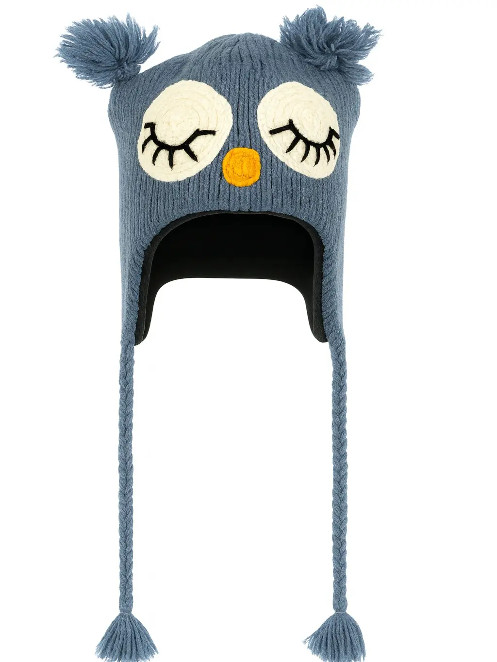 Hand Knitted Woolen Animal Winter Hat for Children, Teen & Adult (Wise Owl)
