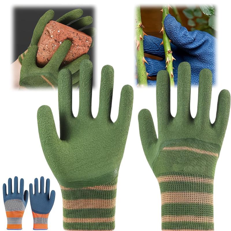 3 Pairs of Gardening and Industrial Gloves, Wear-, Puncture-proof, High Quality, Washable, Suitable for Rose Picking and Gardening Tasks
