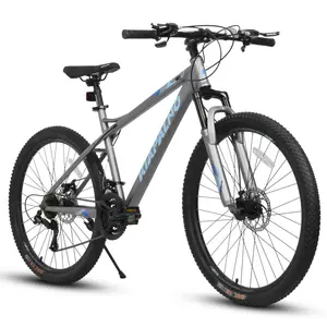 26-Inch Mountain Bike for Adults and Teenagers, High Carbon Steel Frame, Front and Rear Mechanical Disc Brakes, 21-Speed Gear System, 26x2.125 Tires