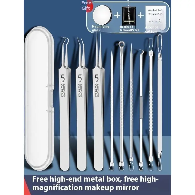 Blackhead Remover Tweezers Set Ultra Fine Ultra Sharp Blackhead Extractor Needle