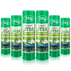 6 count 3D Printer Glue Sticks, 3D Printer Bed Adhesive for Hot Bed Printing, 36 Gram Each, Washable, PVP Solid 3D Print Glue Stick 3D Gloop for PLA/ABS/PETG/PC/PA/TPU